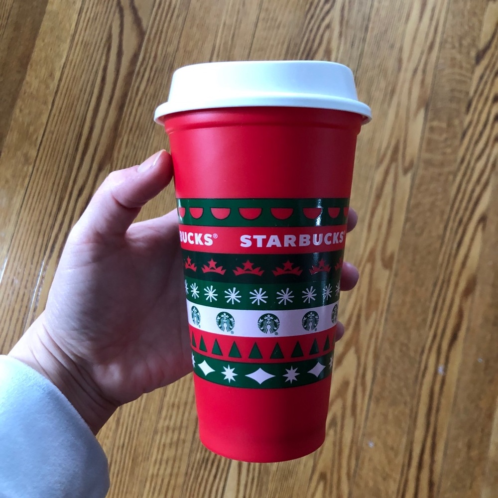 Starbucks holiday festive Christmas 2020 cup 16 Oz